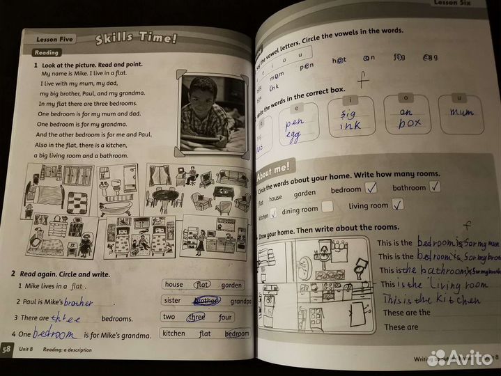 Учебник,рабочая тетрадь Family and Friends 1 часть