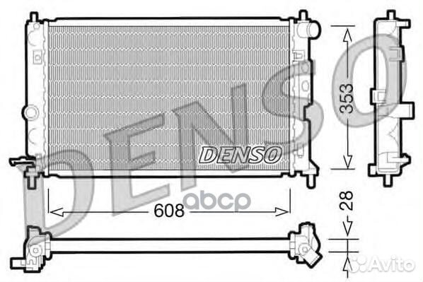 Радиатор DRM20027 Denso