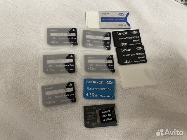Карта памяти sony Memory stick pro duo m2