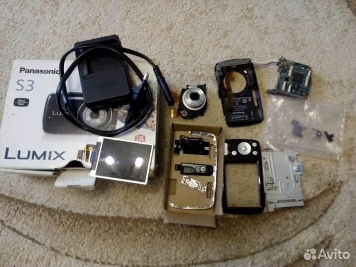 Фотоаппарат Panasonic Lumix DMC-S3 на запчасти