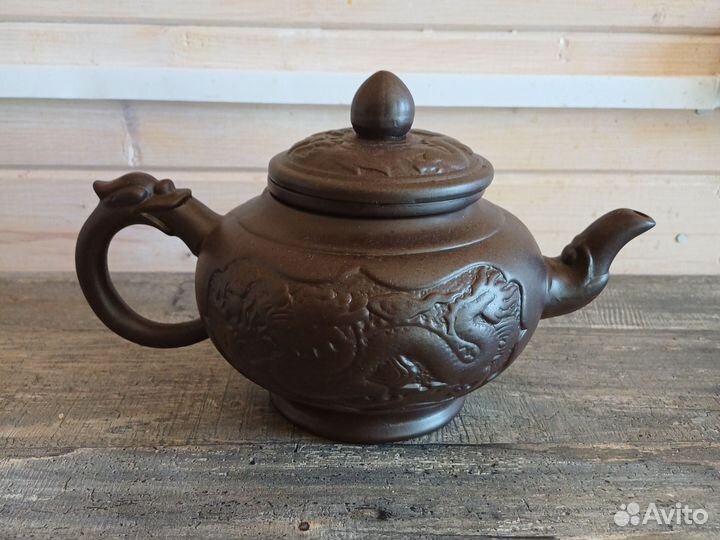 Заварочный чайник глина