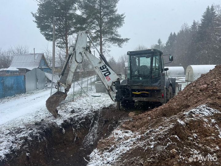 Аренда экскаватора погрузчика услуги