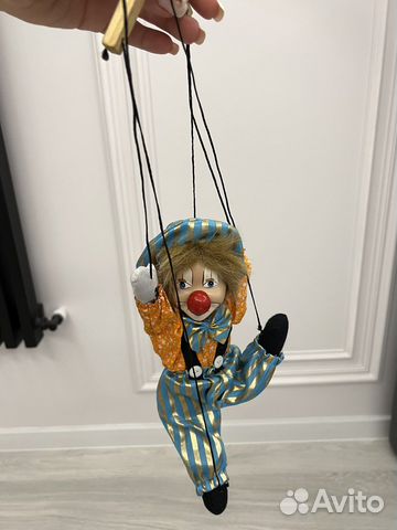 Марионетка клоун новая