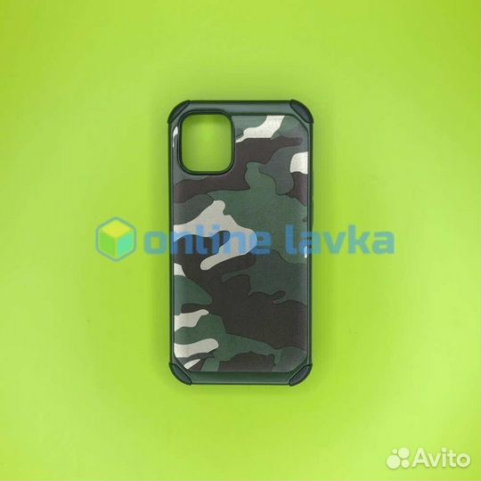 Чехол силикон sc094 для iPhone 12 5.4 милитари