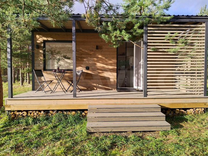 Дом 15 м² на участке 10 сот.