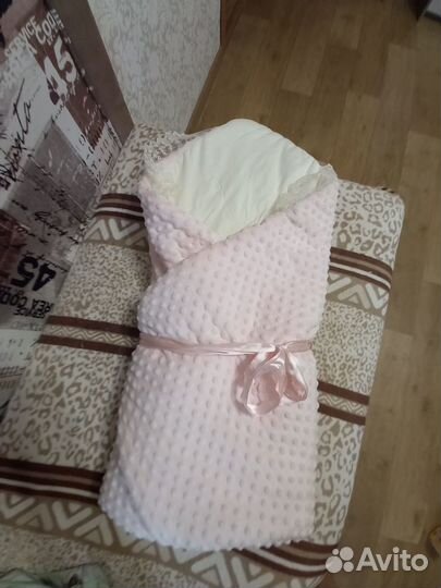 Одеяло на выписку из роддома для принцессы