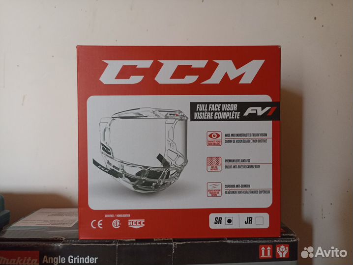 Хоккейная маска визор