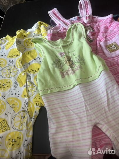 Детские вещи пакетом 68 74 на девочку