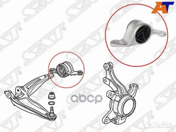 Сайлентблок переднего рычага задний honda civic