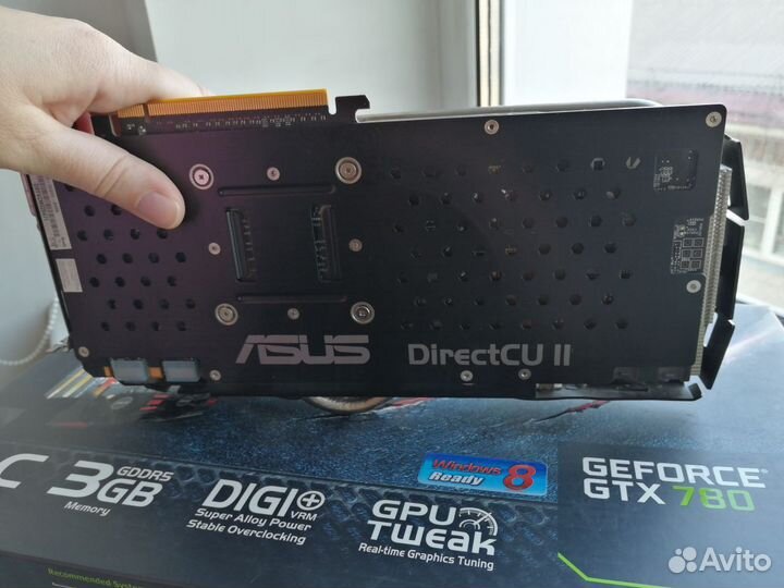 Видеокарта Asus GTX 780 DirectCU II OC (GTX780-DC2