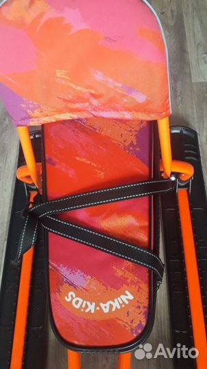 Детский снегокат с ручкой