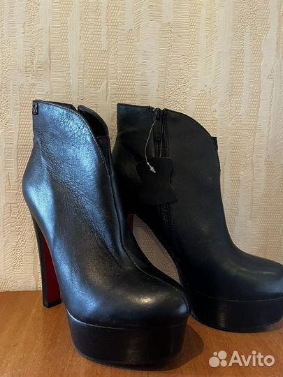 Ботильоны 39 размер натуральная кожа