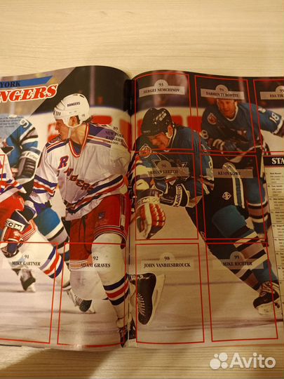 Журнал для наклеек Хоккей 1993-1994