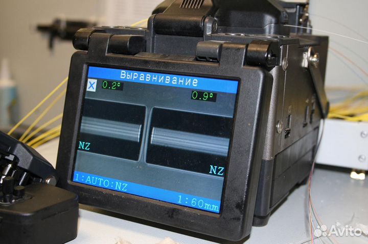 Сварка оптоволокна, монтаж волс, рефлектограмма