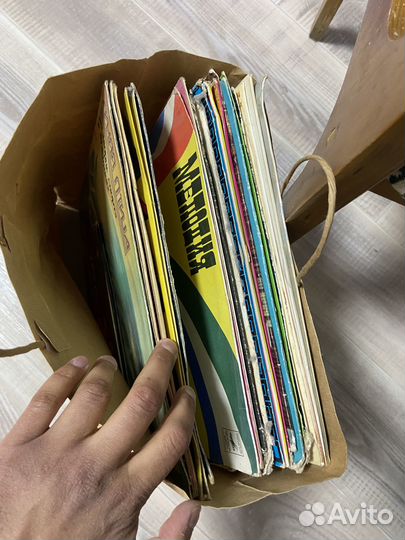 Виниловые пластинки старые пакет