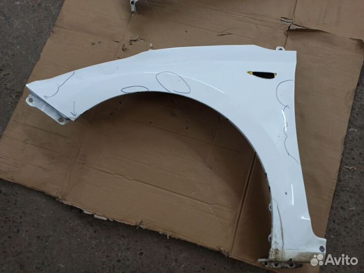 Левое переднее крыло на hyundai solaris 2 2020