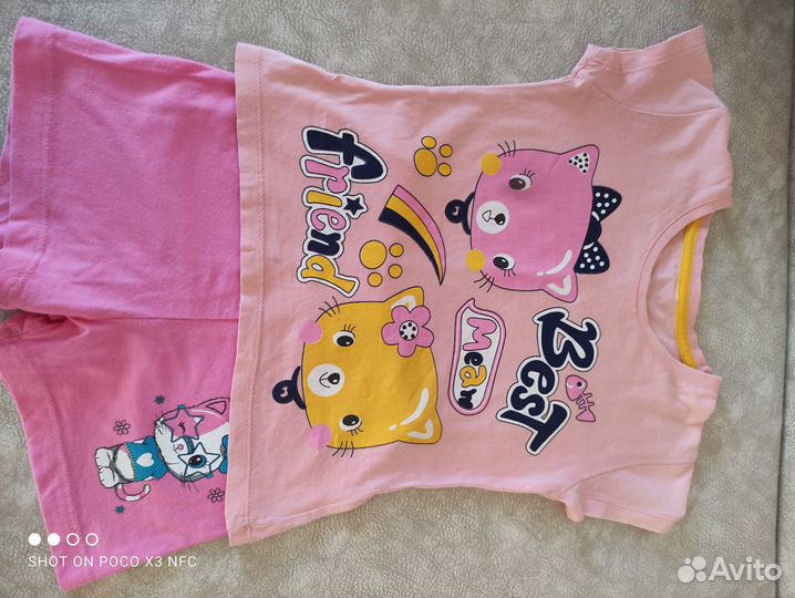 Летняя одежда для девочки р.86-92