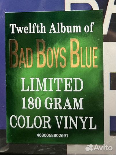 Винил Bad Boys Blue - Back (2 LP, Green Vinyl)
