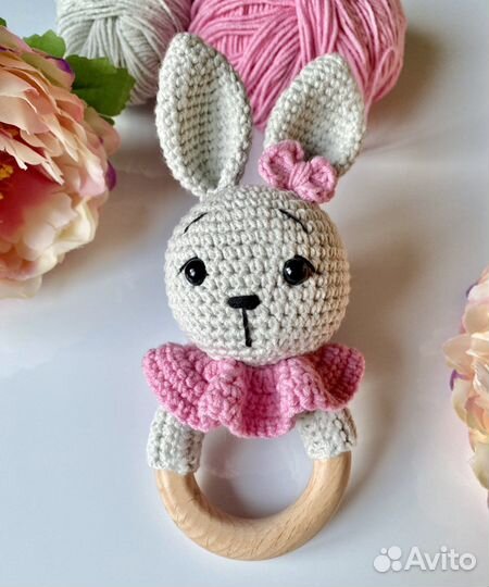 Вязаные погремушки грызунки
