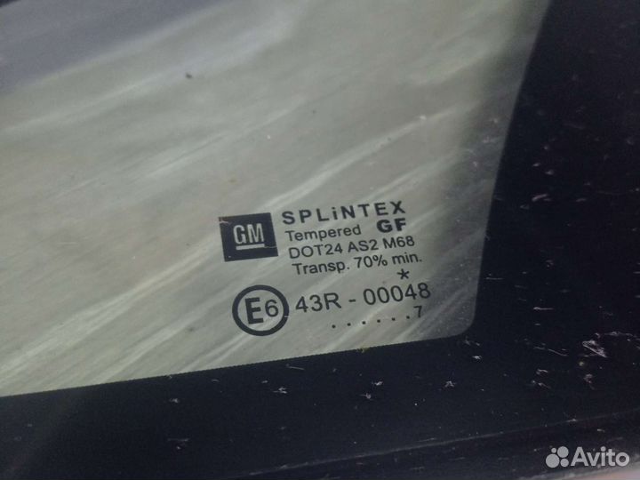 Форточка задняя правая Opel Vectra C