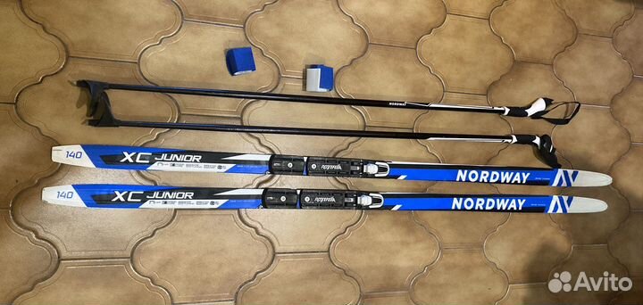 Лыжи беговые 140 см