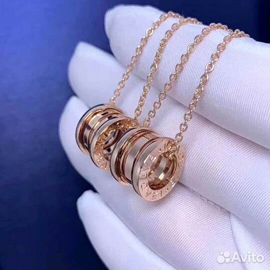 Bulgari Колье B.zero1 розовое золото, 11г