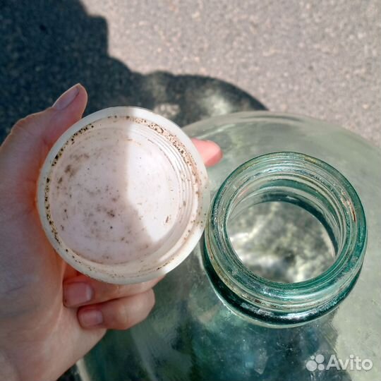 Бутыль Большая 10л стеклянная СССР толстое