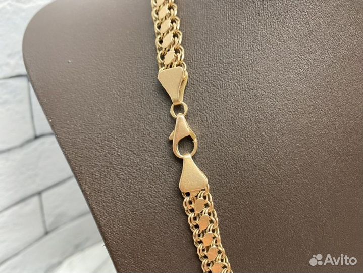 Золотая цепь 585 пробы массой 34.8 грамма (50см)