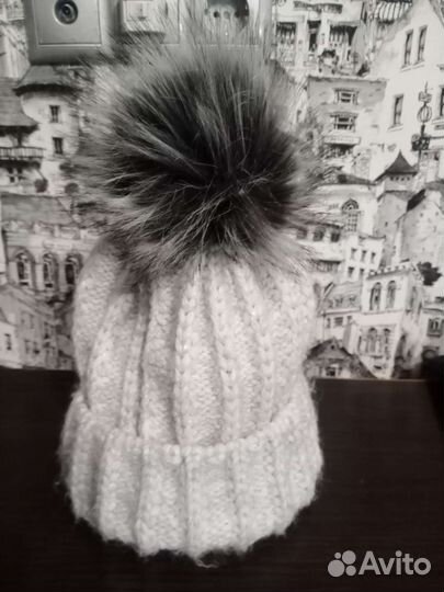 Шапка зимняя для девочки 52 54