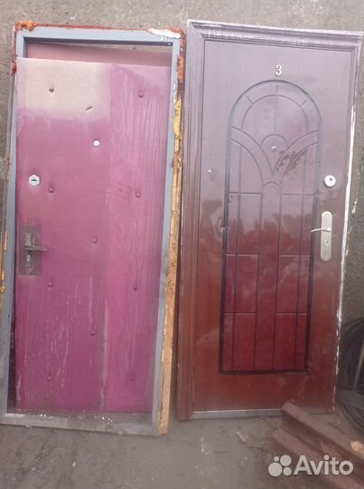 Металлическая дверь бу