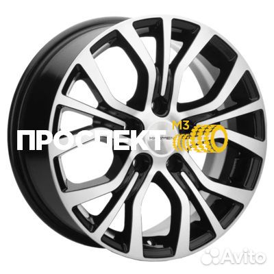 Диск 6,5x16/5x114,3 ET38 D60,1 KHW1608 (Alphard) Black-FP