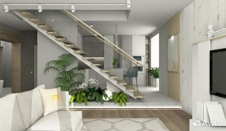 Дизайн проект интерьера дома, квартиры