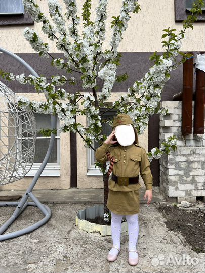 Детская военная форма на девочку