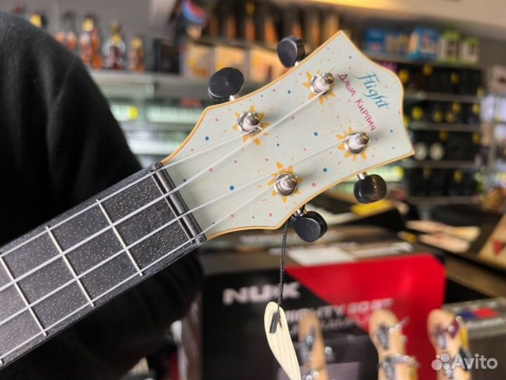 Укулеле flight концерт с ремнем