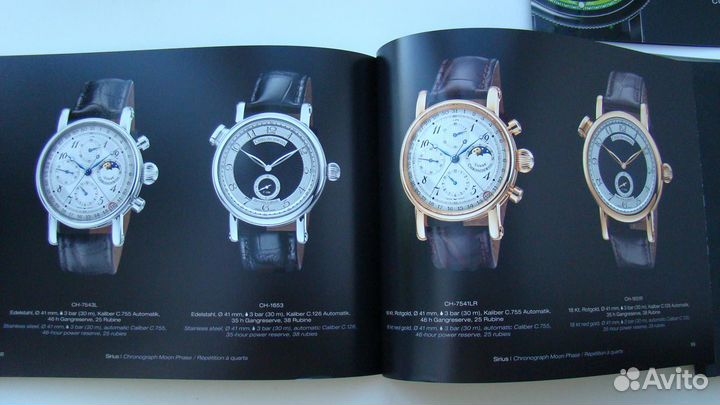 Новые каталоги часов chronoswiss 2018/19 и U-boat