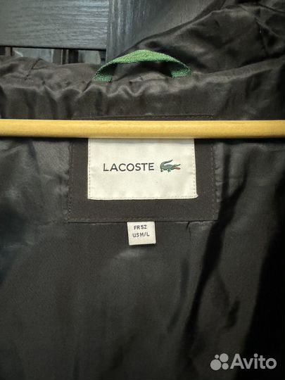 Пуховик мужской lacoste