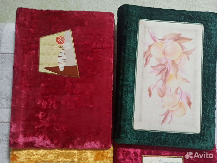 Альбом плюшевый с прорезями. СССР