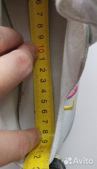 Кеды текстильные на липучке