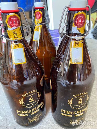 Бутылка с бугельной пробкой 1 л