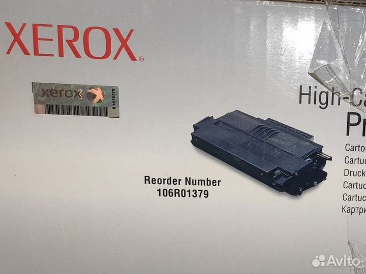 Картридж для принтера Xerox 106R01379 оригинал