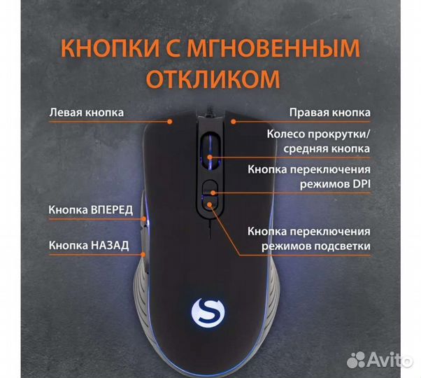 Игровая Мышь Sunwind Новая