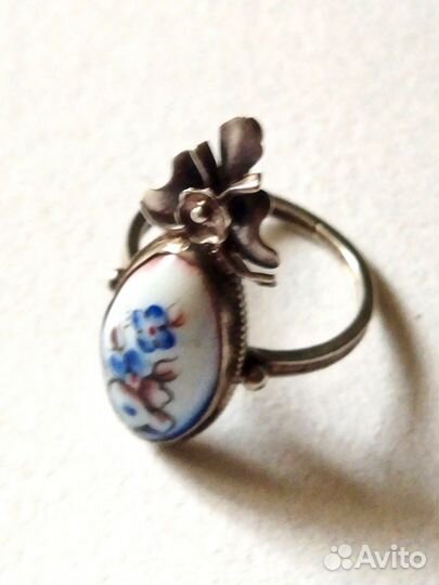 Кольцо финифть СССР