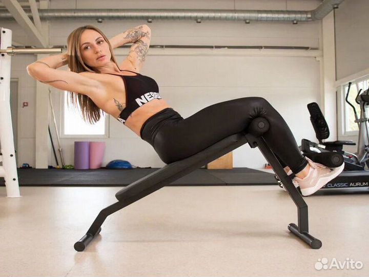 Скамья для гиперэкстензии + пресс