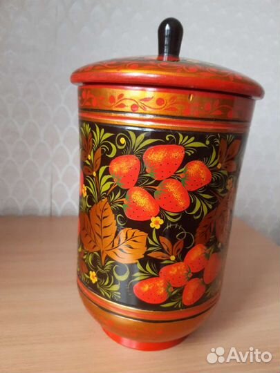 Хохломская ваза