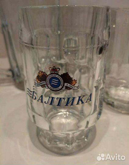 Советские гранёные кружки, стаканы, вазы