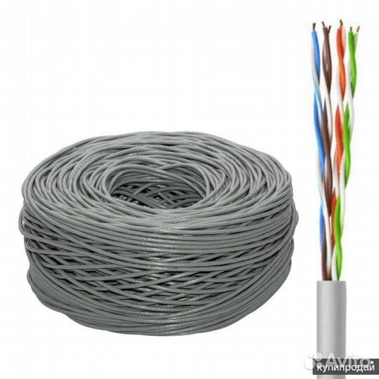 Кабель витая пара utp 5e медь