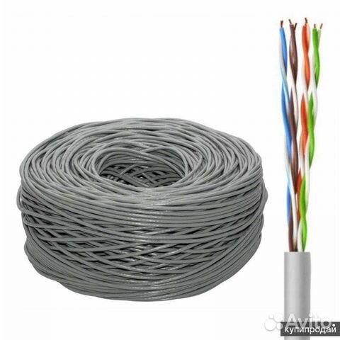 Кабель витая пара utp 5e медь