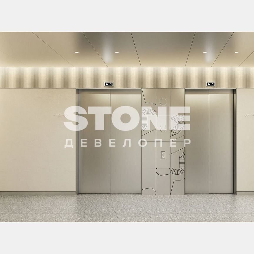 1-к. квартира, 46,6 м², 12/28 эт.