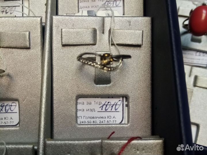 Кольца серебро 17 и 17.5 размер, новые