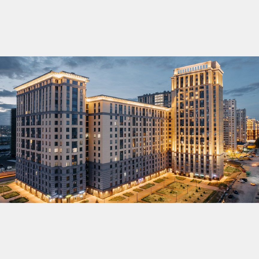 2-к. квартира, 68,9 м², 8/13 эт.